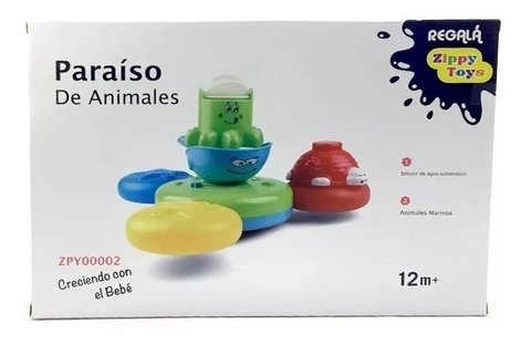ZIPPY TOYS - PARAÍSO DE ANIMALES PARA BAÑERA 0002