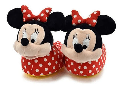 PANTUFLAS MINNIE DE PELUCHE ORIGINALES DISNEY