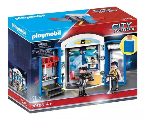 PLAYMOBIL- MALETIN DE POLICIA 70306