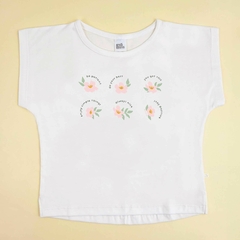 REMERA TOLUCA AMAPOLAS ROSAS PLUS