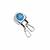 PIN RETRACTIL DOBLE ANGLERS IMAGE (ACCZND) (053526359558)