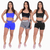 Kit - 3 (três) Shorts Feminino Insanity Fitness 2 Five + 1 Chalk