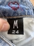 Mini de jean con bordados MELOCOTON T: M - Vintagelocasporlostrapos