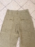 Pantalón verde seco lino ZARA T: XS - tienda online