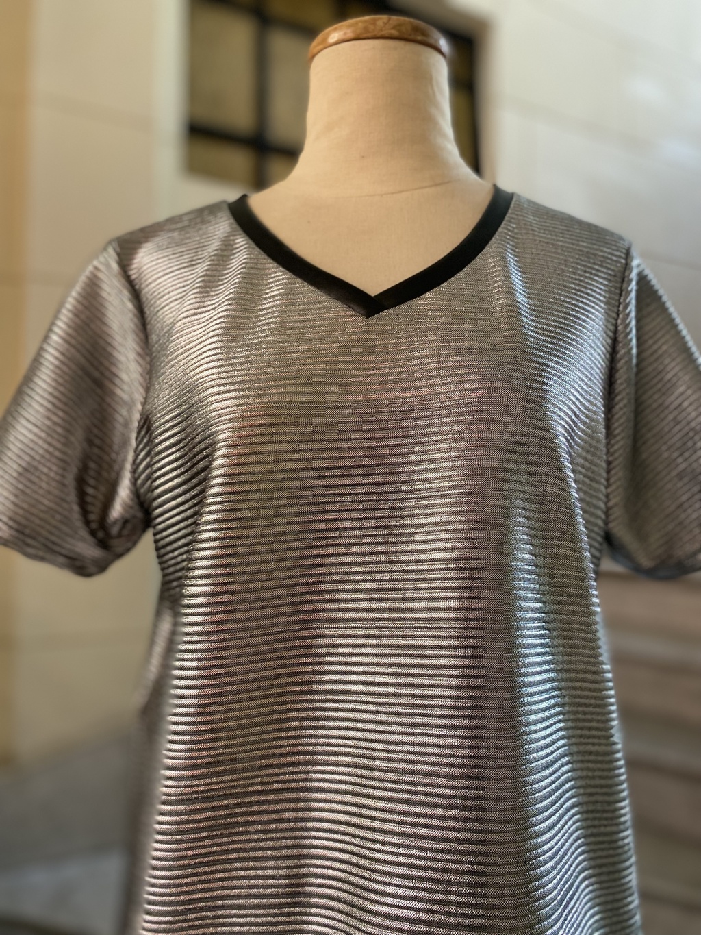 Remeras plateadas shop