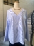 Blusa celeste y blanca rayas ZARA T: L - comprar online