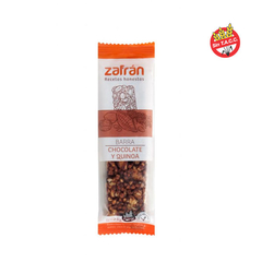 Barra de quinoa y chocolate, "Zafran" sin tacc, vegan- venc 14-05 - comprar online