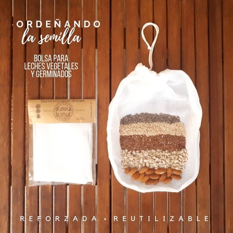 Bolsa para leches vegetales y brotes