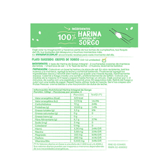500 g Harina integral de sorgo blanco "Kwezi" sin tacc - comprar online
