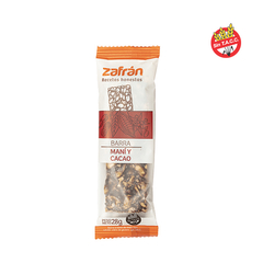 Barra de maní y cacao, "Zafran" sin tacc-vence 13-05