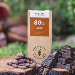 80% Puro cacao sin azúcar agregada "Dr Cacao" - comprar online