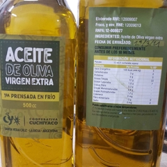 500 cc Aceite de oliva virgen extra "Coop Cuchiyaco" - comprar online