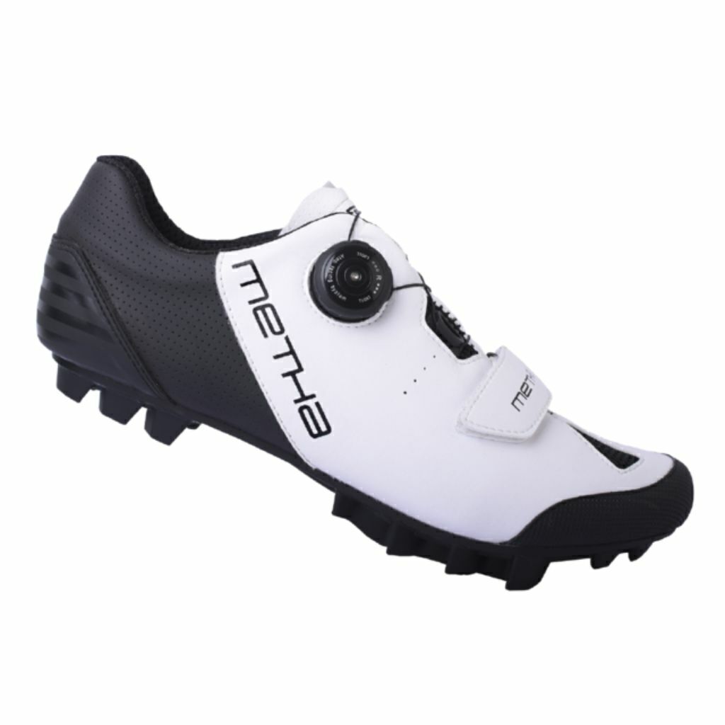 Zapatillas Metha Tigra blanco Mtb Ciclismo Shimano Compatible Spd