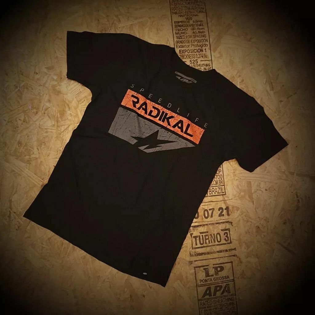 Remera Radikal Racing Starbox Negra