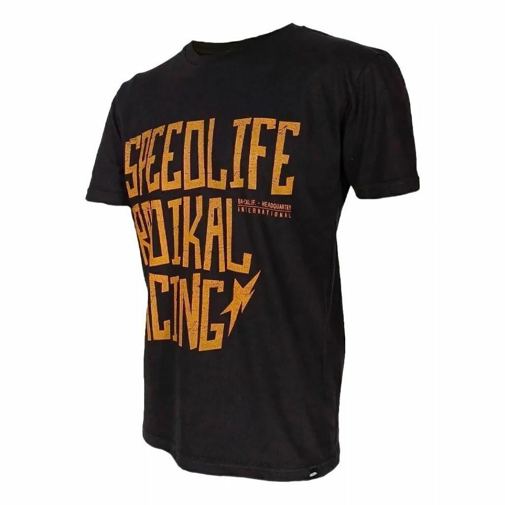 Remera Radikal Racing Speedbones Negra