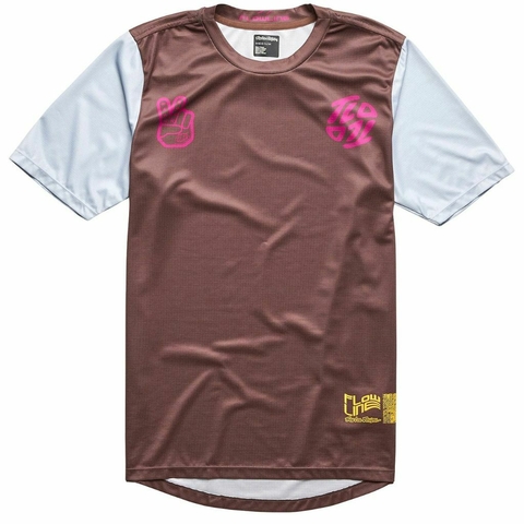 Jersey Troy Lee Designs Flowline SS Flipped Chocolate