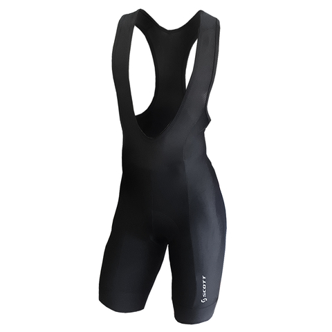 Calza Corta Con Tiradores - Maillot Scott Helium Negro