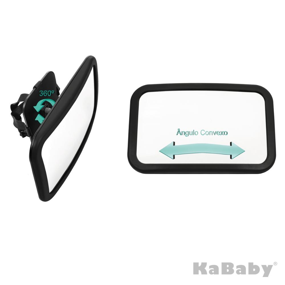 Espelho Para Banco Traseiro Carro Bebê Ajustavel Kababy Azul