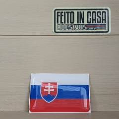 Adesivo Resinado Bandeira Eslováquia