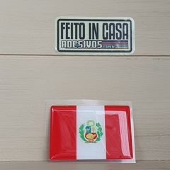 Adesivo Resinado Bandeira Peru