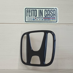 Adesivo Resinado Honda Preto Logo Vazado - comprar online