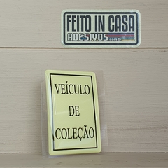 Adesivo Resinado Selo Veículo de Coleção - comprar online