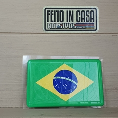 Adesivo Resinado Bandeira Brasil 8cm