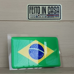 Adesivo Resinado Bandeira Brasil 8cm - comprar online