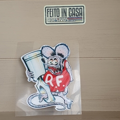 Adesivo Resinado Rat Fink Pistão