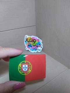 Adesivo Resinado Bandeira de Portugal