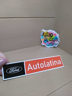 Adesivo Interno Concessionária Ford Autolatina