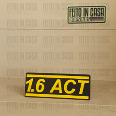 Adesivo Fiat 1.6 ACT Uno 1.6R