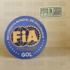 Adesivo Interno Federação Internacional de Automobilismo FIA Gol G3