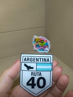 Adesivo Resinado Ruta 40 Argentina