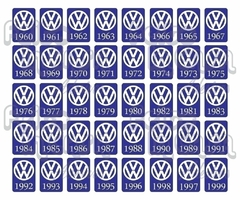Adesivo Ano 1973 Volkswagen