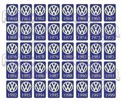 Adesivo Ano 1981 Volkswagen