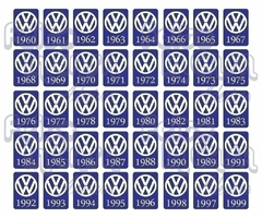Adesivo Ano 1983 Volkswagen