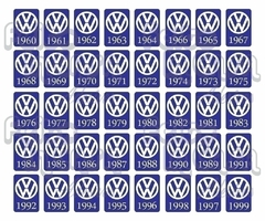 Adesivo Ano 1974 Volkswagen