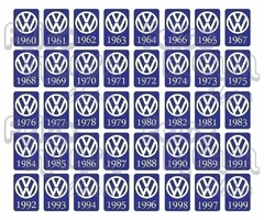 Adesivo Ano 1980 Volkswagen