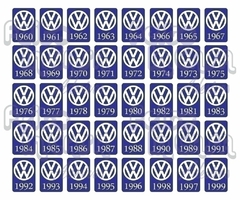 Adesivo Ano 1982 Volkswagen