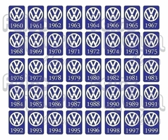 Adesivo Ano 1977 Volkswagen