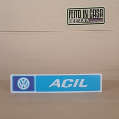 Adesivo Interno Concessionária Volkswagen Acil