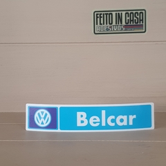 Adesivo Interno Concessionária Volkswagen Belcar