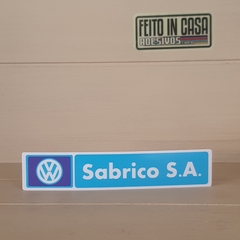 Adesivo Interno Concessionária Volkswagen Sabrico S.A.