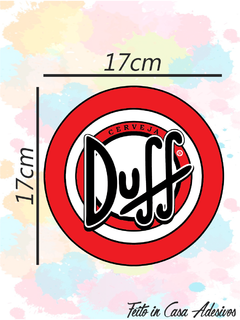 Adesivo Duff 17cm