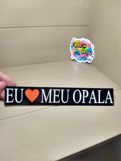 Adesivo Eu amo meu Opala