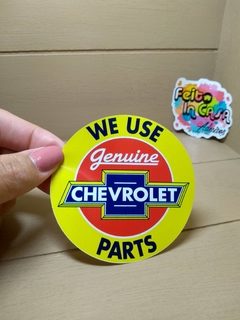 Adesivo We use Genuine Parts Chevrolet