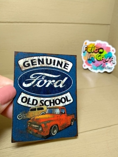 Adesivo Genuine Ford Old School