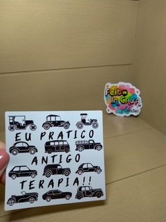 Adesivo Eu pratico antigo terapia