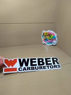 Adesivo Weber Carburadores 2